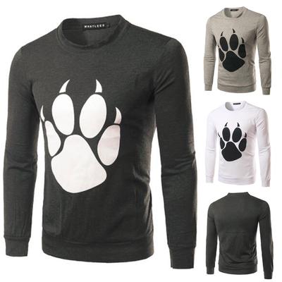 Paw Prints Mens Longsleeve Tee