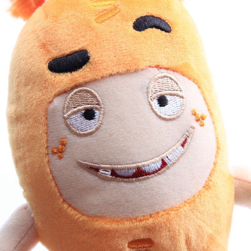 Oddbods 18cm Plush Soft Cuddly Toy Newt Bubbles Pogo Zee Jeff Fuse Slick Plush