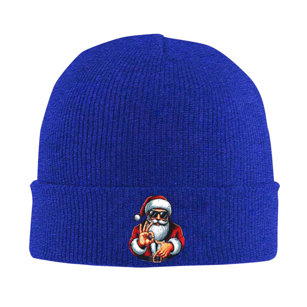 Funny Six Seven 6 7 Meme Santa Christmas Knitted Hat Beanie Hats Kpop Head Wrap Men Women Bonnet Hats Spring Cool Caps Gift Idea