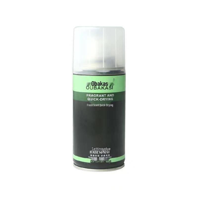 Oubakasi Men's Fresh Scent Hair Styling Spray, Portable Dry Glue for Business Trips, 99ml