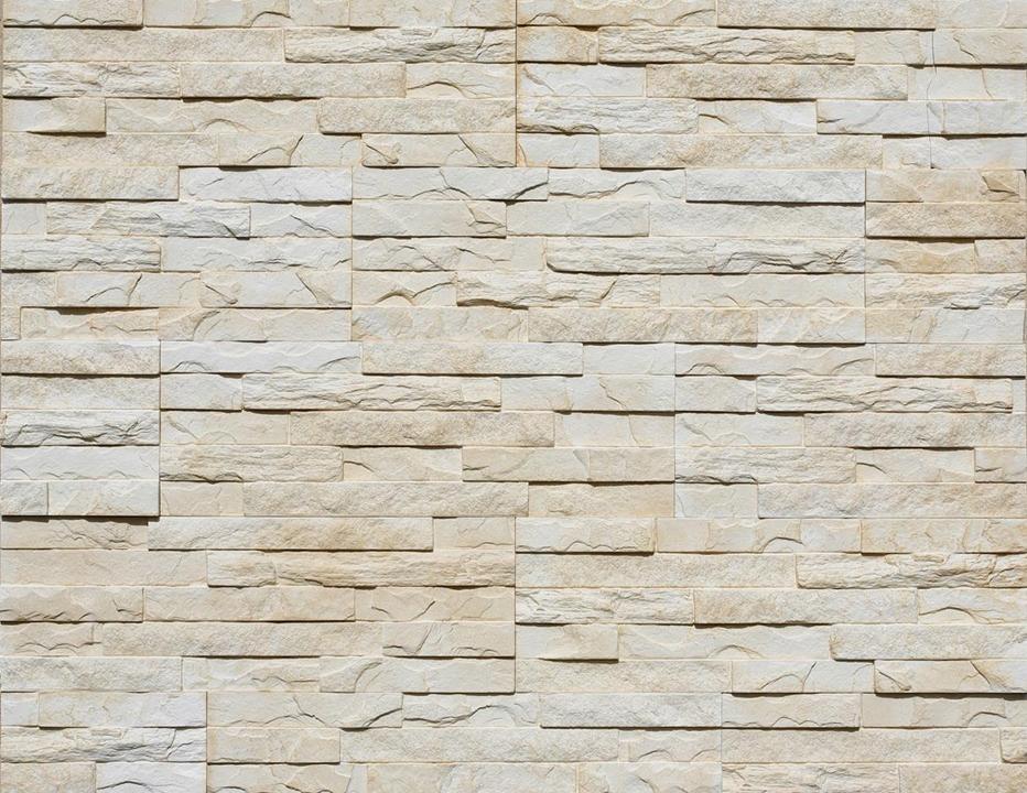 Płytka gipsowa ścienna 38,5×13cm 0,40m2 kremowa, dekoracyjna