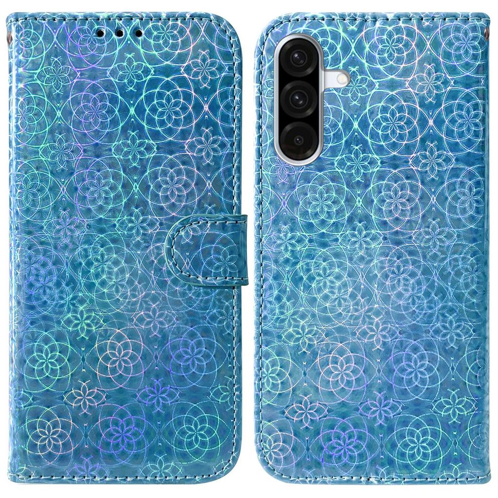For Samsung Galaxy A56 5G/A36 5G Stand Case Dazzling Flower Leather Phone Cover