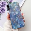 For Samsung Galaxy A90 5G Phone Case For Samsung A90 5G SM-A908B Elegant Floral Cat Painted Black Silicone Soft TPU Cases