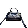 Full Tree Cream Vegetable Tanned Top Layer Cowhide Boston Bag Women's Genuine Leather Retro Handbag Texture Crossbody