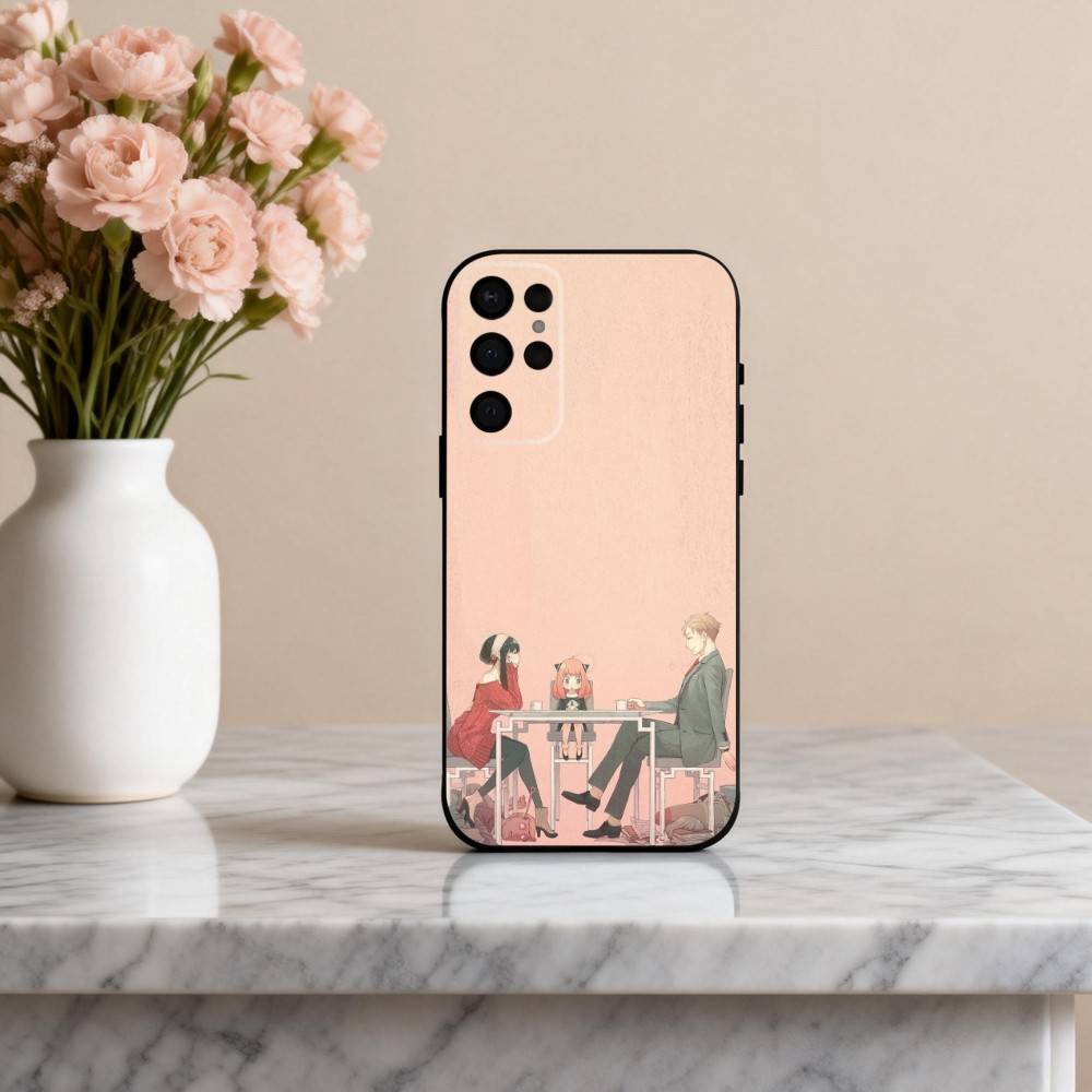 S-Spy X F-Family-Y A-Anime  Phone Case For Samsung S25,S24,S21,S22,S23,S30,Ultra,S20,Plus,Others Soft Black Case