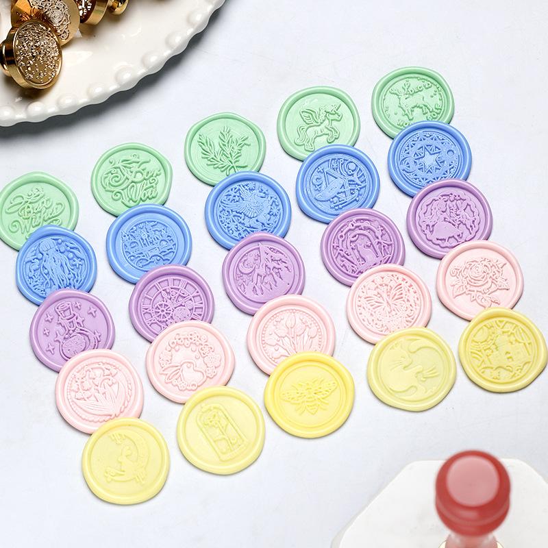 Wholesale Retro Vintage Wax Seal Stamp Sealing Wax Stamp Head For Wedding Invitation Gift Packaging Cards Scrapbooking Stamps
