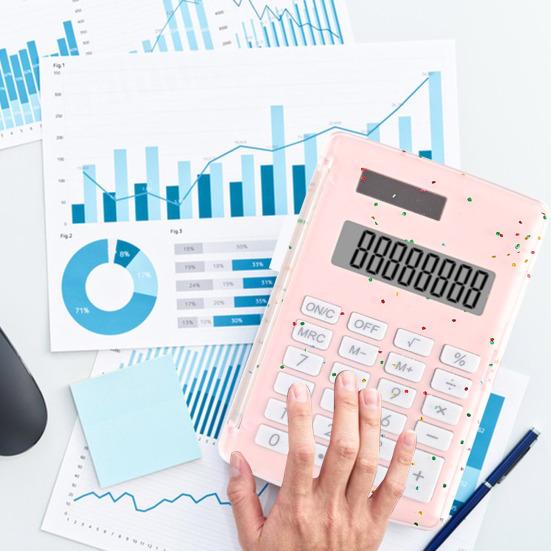 

Настольный калькулятор Yousheng, работающий от солнечной батареи, 8 цифр, большие кнопки, большой ЖК-дисплей, портативный студенческий финансовый калькулятор, офисные принадлежности