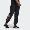 Adidas Originals Trefoil X Atmos Co-Brand Joggers With Leopard Print Logo Men Bottoms Black GT7294
