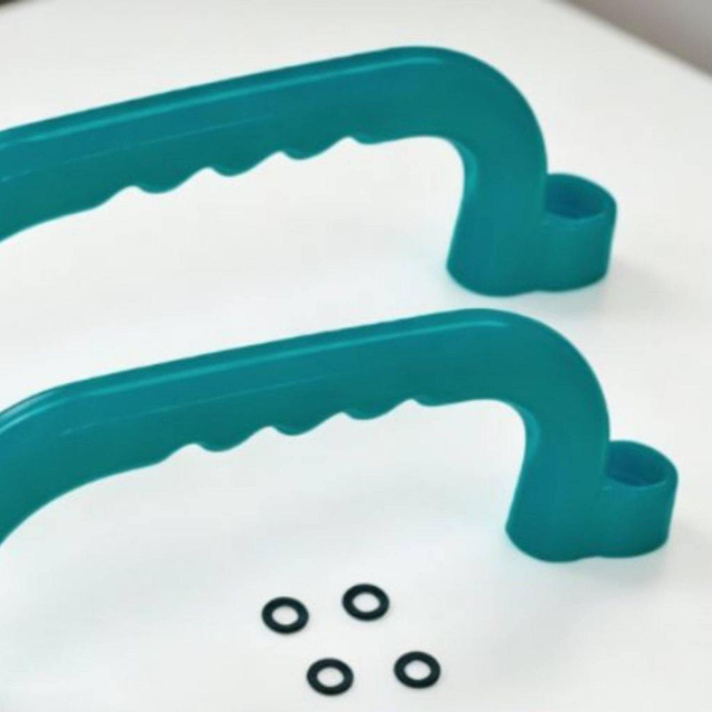 2 Pieces Climbing Frame Handles Polished Edges Swing Set Hand Grip Easy To