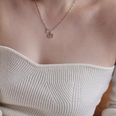 Adev Romantic Initial Necklace