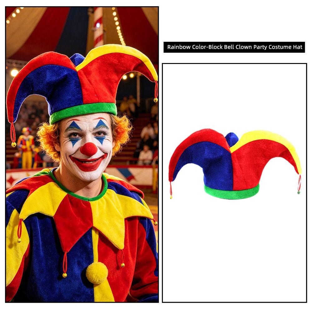 Funny Design Halloween Party Hat 3 Points Costume Hat New Fashion Clown Hat Festival Parade
