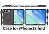 iPhone 18 Pro Fold Magnetic Frosted Semi-Transparent Protective Case