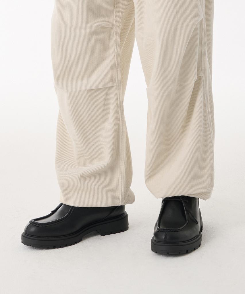 MUSINSA STANDARD Corduroy Parachute Pants [Cream]