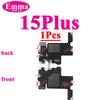 Top Earpiece Speaker for iPhone 16 15 Pro Max Plus Ear Sound Receiver with Proximity Sensor Flex Cable Replacement Repair Parts