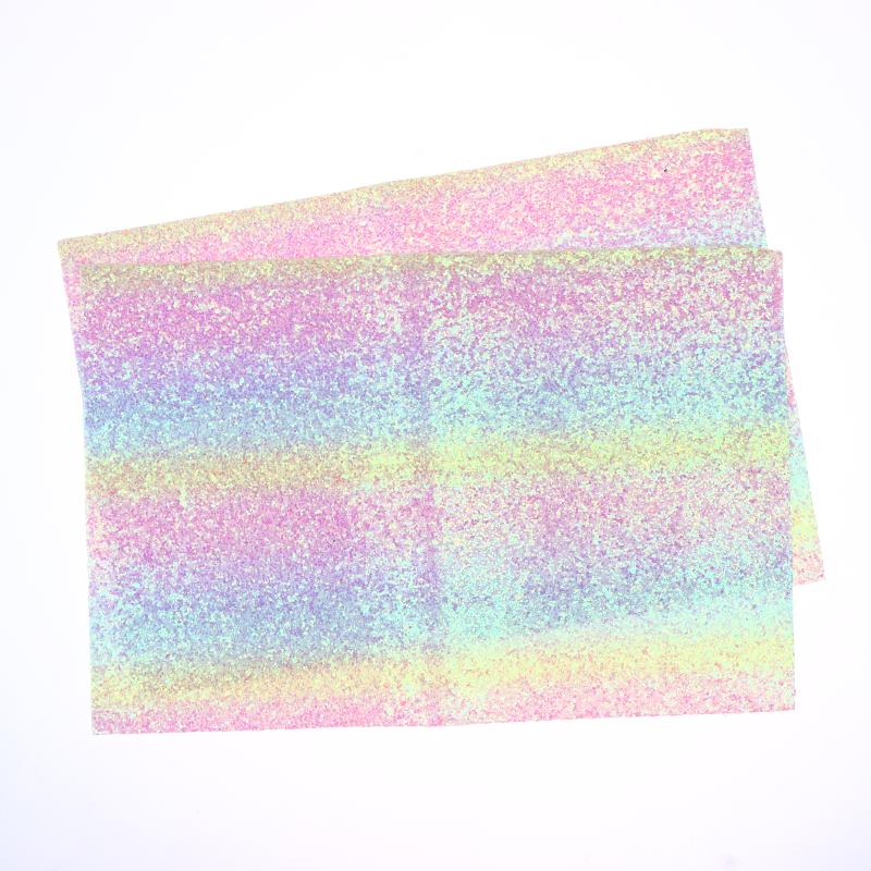 2/5 st Blixtstrykpapper DIY Handgjorda Regnbågspaljetter Bönpasta Återanvändbar Perler Beads Värmetålig Bakmatta