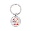 Chinese Zodiac Sign Keyring With Adorable Animal Motifs Zinc Alloy For Holiday Present