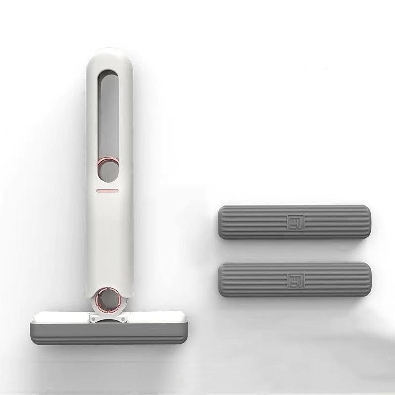 Mini mopy na čištění podlah houba ždímací mop Nářadí pro čištění domácnosti Domácí auto Přenosný stěrač na skleněné obrazovky Mop na pracovní stůl