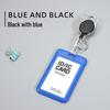 Retractable ID Card Lanyard & Badge Holder with Dual-Use Clip for Work, Campus, or Meal Cards