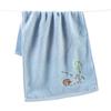 1Pc 25x50cm Cartoon Hedgehog Embroidery Cotton Soft Absorbent Children Baby Bathroom Hand Face Towel