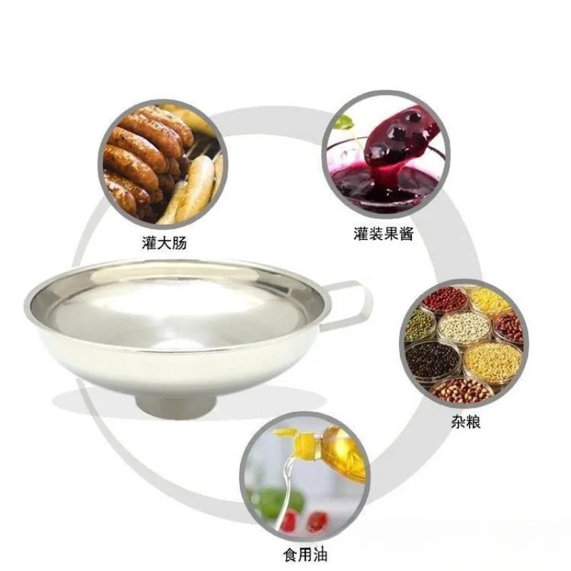 Edelstahl Weithals Trichter, Küche und Haushalt Großdurchmesser Trichter Multifunktional Marmeladen Einkochtrichter