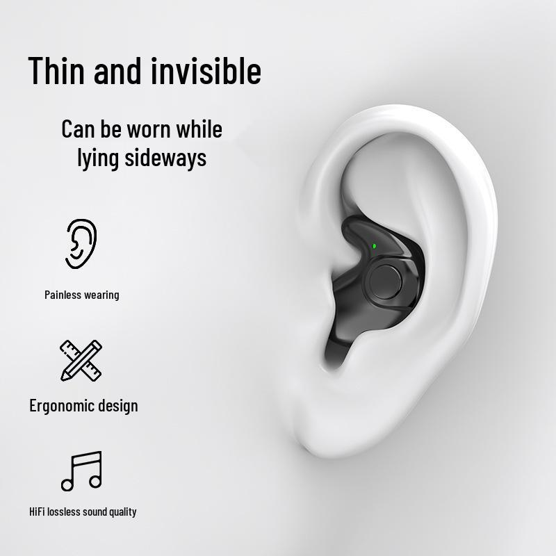 2025 Mini In-Ear Bluetooth Sleep Earphones - Comfortable Bilateral Stereo