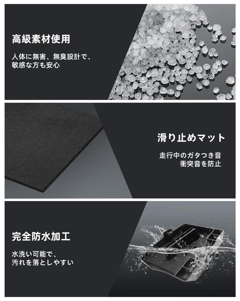 LANGBEAN Toyota Noah Voxy 90 Series Navigation Storage 90 Series Voxy Console Easy ABS No Small Item Car Interior 90 Series Noah Custom Part Box,