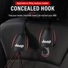 Auto Interior Organizers Hooks Car Back Seat Hook Headrest Hanger for Jeep JK JL TJ Renegade Patriot Wrangler Cherokee Patriot Trail Liberty