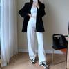 Cow Suede Spring Sneakers Platform Mixed Color Lace Up Rivets Women Casual Shoes