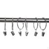 12 Multi Curtain Eyelet Hooks Opening Design Durability Home Accessory
