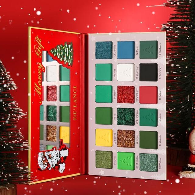 DE LANCI - 18 Colors Christmas Eyeshadow