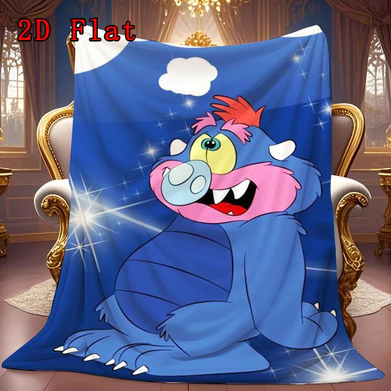 My Pet Monster 2D Flat Pattern Flannel Blanket High quality All Seasons Warmth and Comfort Perfect for Christmas Gifts.MMT0918165