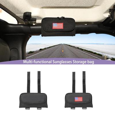 Car Multi-functional Sunglasses Storage Bag Fit for Suzuki Jimny Jeep Dodge Ford Etc Stowing Tidying