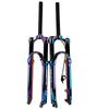 PASAK Aluminum Alloy MTB Bicycle Fork Supension Air 26/27.5/29er Inch Mountain Bike 32RL100mm Fork For A Bicycle Colour Plating