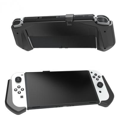 Switch OLED Case Anti-Slip Grip Game Console Grip Cover Accessories Host Grip Support Game Console Supply Comfort Grip Controller White Abs The Host