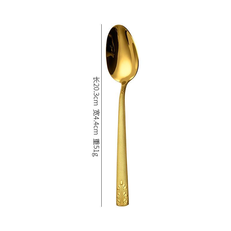 Nerezové nože, vidličky a lžíce Západní jídelní sada Čtvercová rukojeť vysoká hodnota steakový nůž 4dílná jídelní sada