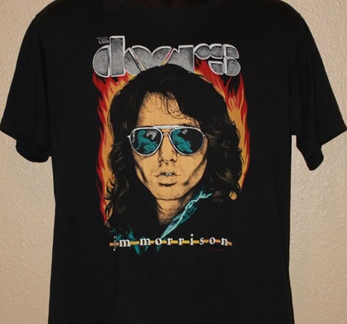 Jim Morrison The Doors T-shirt Black Unisex All Sizes S-5XL 1T291 Unisex T-Shirt XXL