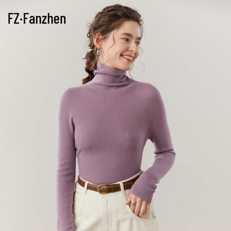Women's Cashmere Blend Turtleneck Sweater