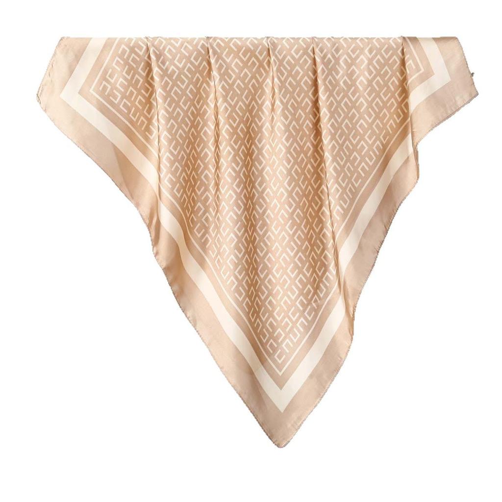 Korean Style Faux Silk Decorative Scarf 70CM Women's Versatile Patterned Scarf
