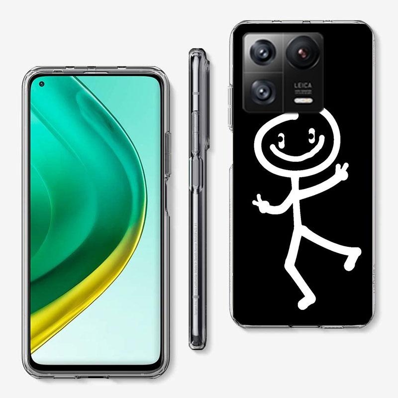 Funny Cute Cartoon Matchman Phone Case For Xiaomi Poco F7 Ultra X7 X6 M8 M7 M6 M4 M3 Pro X4 Mi 15 15T 14 14T 12T 12S 10T Pro 12