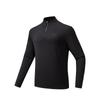 Training Series Sports Elastic Business Casual Half High Neck Zip Long Sleeve Knit Top Men Tops 152617403-4