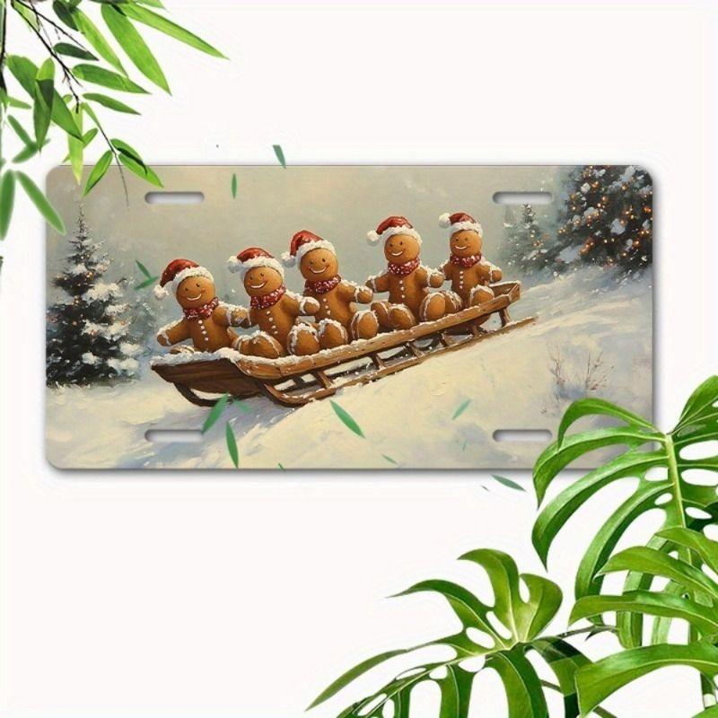 Motorcycle Souvenir License Plate, Metal Auto Wall Decor 15x30cm