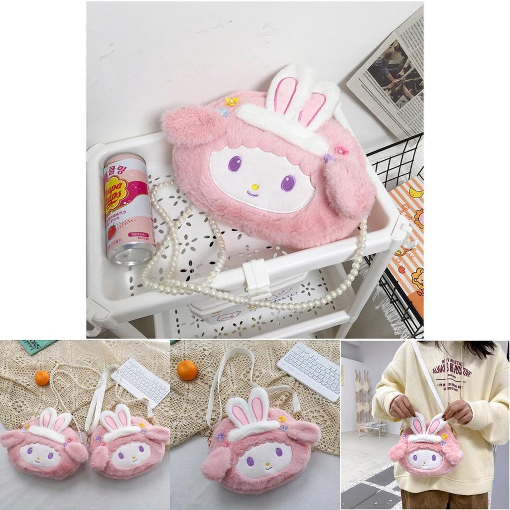 Meleedy Cute Rabbit Plush Toy Backpack