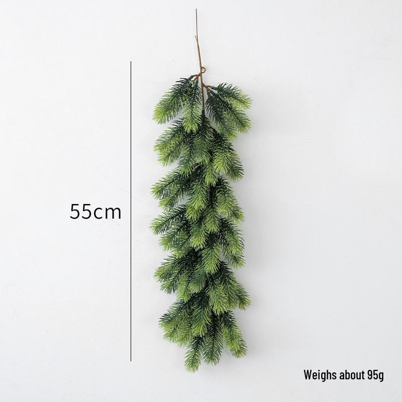 NUCHI PE Leaf Encrypted Christmas Pine Branch DIY Door Decoration