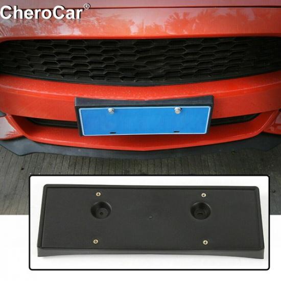 Do 2015- Ford Mustang Zderzak Przedni Uchwyt Montażowy Tablicy Rejestracyjnej Czarny