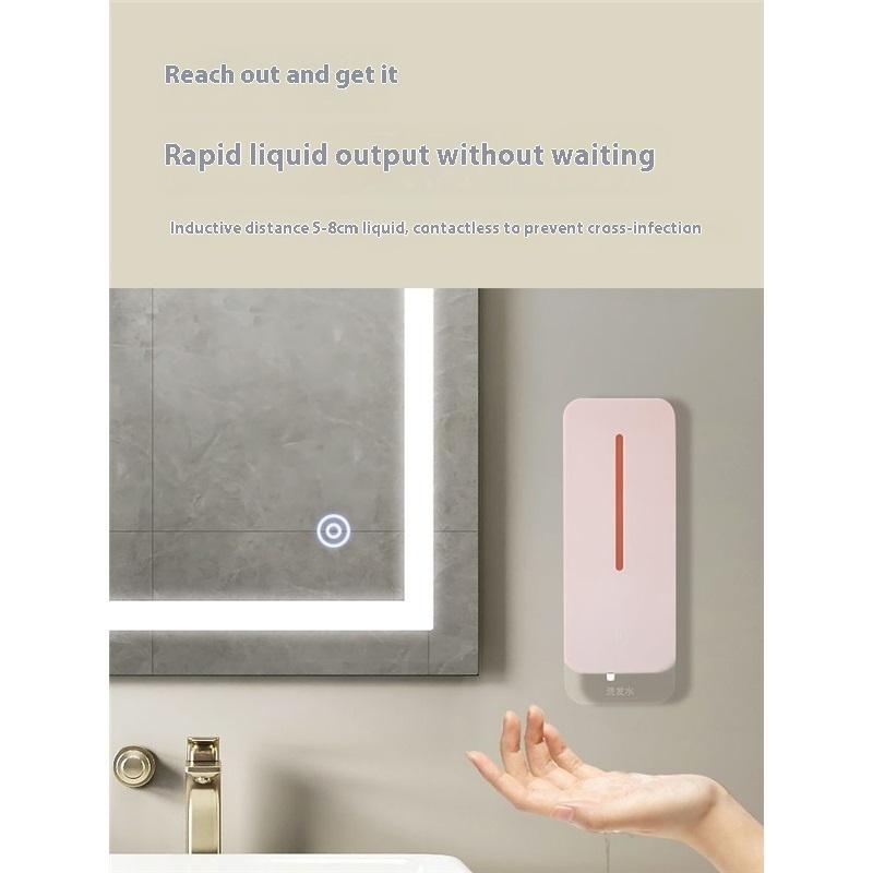 Automatic Induction Soap Dispenser Hand Sanitizer Shampoo Shower Gel Smart Mobile Phone Wall-mounted Charging Detergent