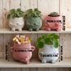 3D Printed Minimalist Flower Pots, Reader Companion Flower Pots, Heartfelt Flower Pots, Calm Flower Pots, Succulent Flower Pots