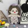 Dustproof 20cm Doll Takeaway Bag PVC Cotton Doll Transparent Bag  Doll Accessories