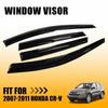 Window Vent Visor Sun Rain Deflector Guard 4PCS Set For 2007-2011 Honda CR-V