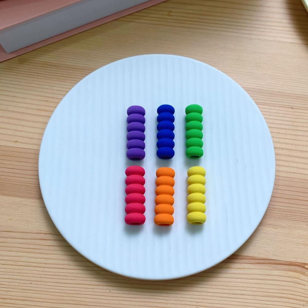 10pcs Sponge Pen Gripper Ergonomic Anti-slip Pen Grip Hand Protection Pen Sleeve  Students