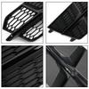 Front Bumper Lower Grille Grill 4G0807681AN 4G0807682AN Fit A6 C7 S-Line 2016-2018 Matt Black